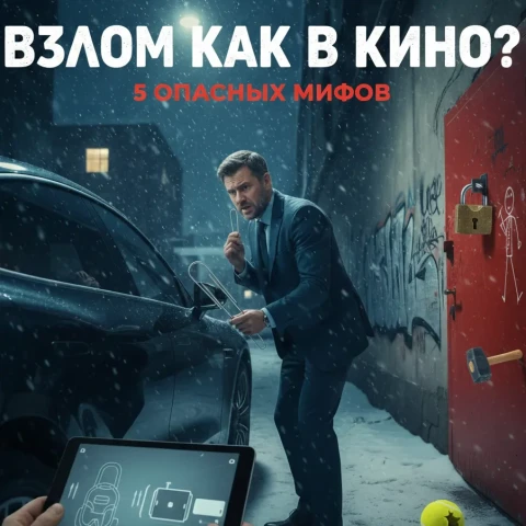Взлом как в кино: 5 опасных мифов об открытии замков и авто